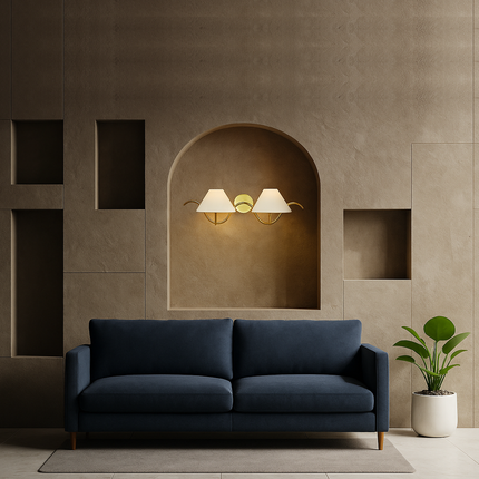 Crafted to perfection, glowing in Gold Brass beauty.