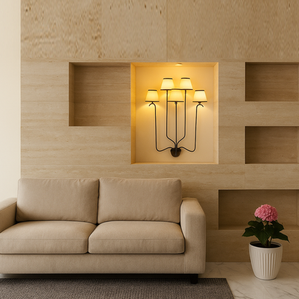 Transform Your Room with Elegant Wall Lamps dark brownge Wood