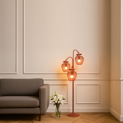 The Grand Luminaire: Artisanal Brilliance Red