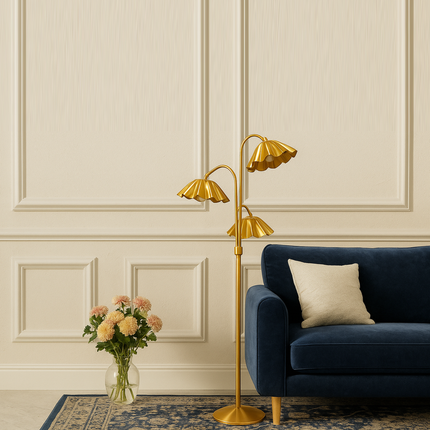 The Allure of Golden Floor Lamps A Design Statement
