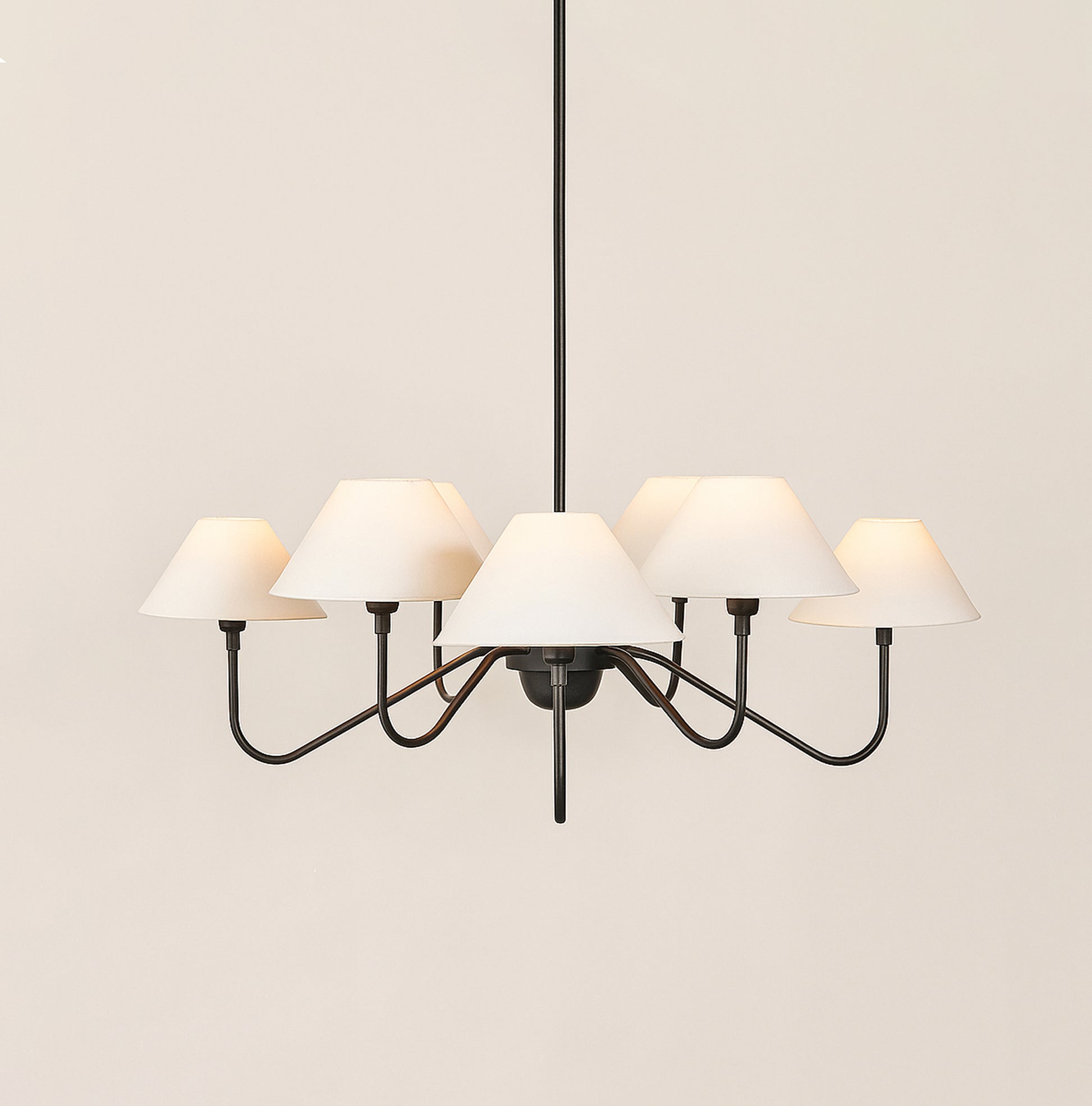 Maintain Your home decor with chandelier lamp matte black