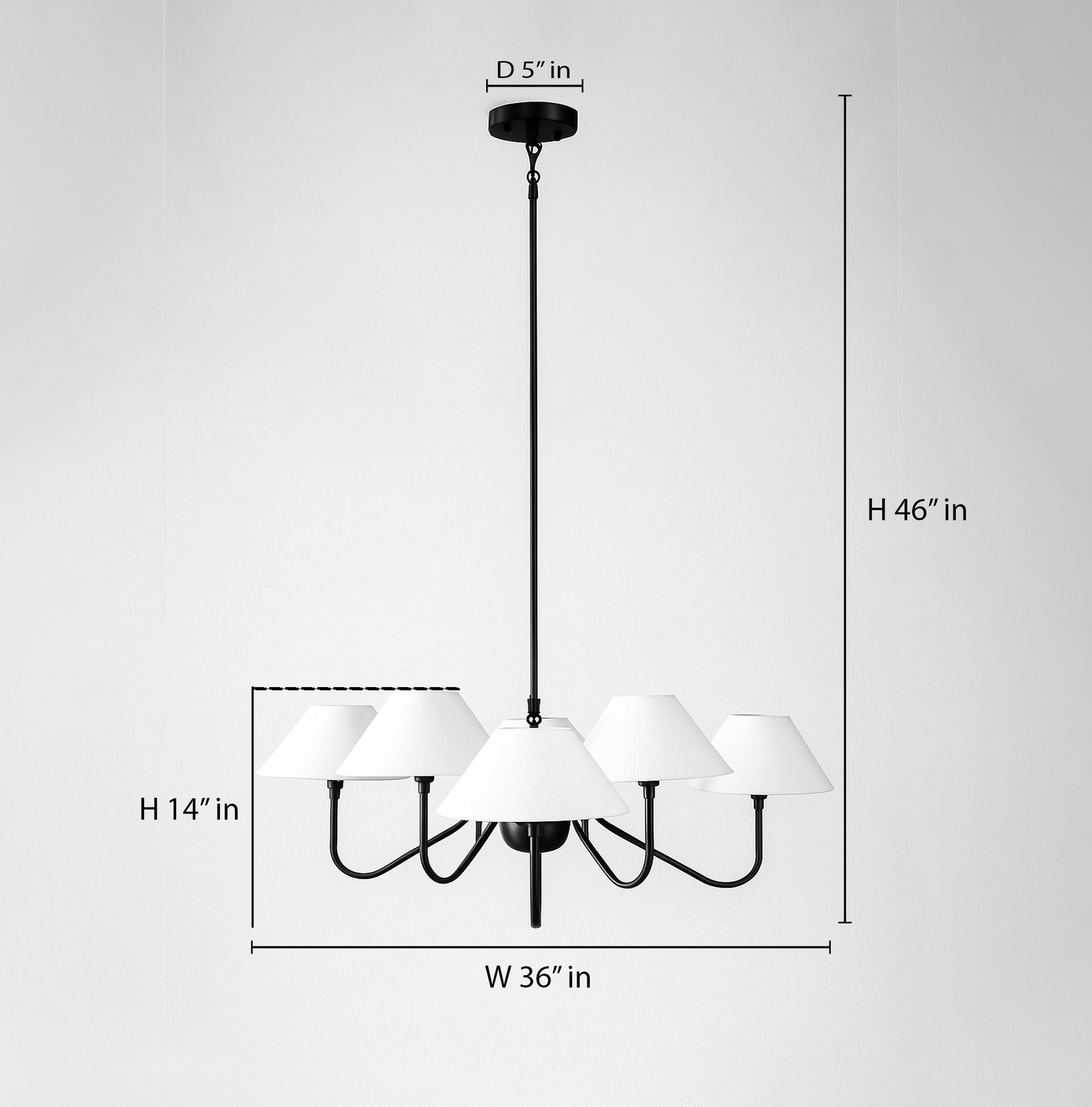 Maintain Your home decor with chandelier lamp matte black