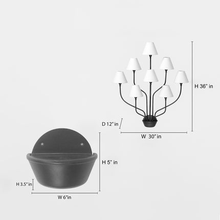 The Beauty of Sconces: A Guide to Jean Royere Elegant Lighting matte black