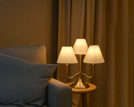 Unique Shade Table Lamps: Style Meets Functionality Gold