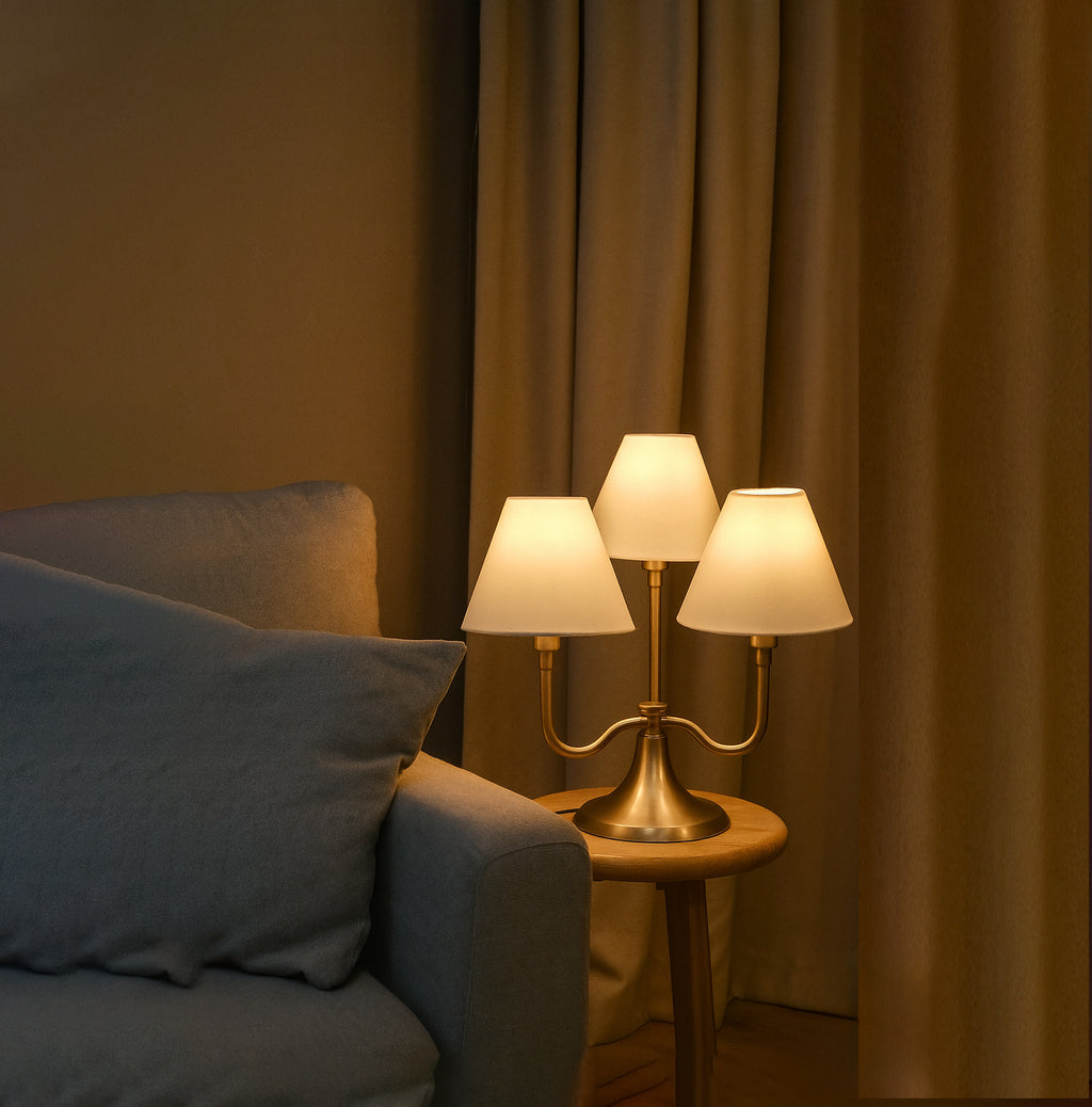 Unique Shade Table Lamps: Style Meets Functionality Gold