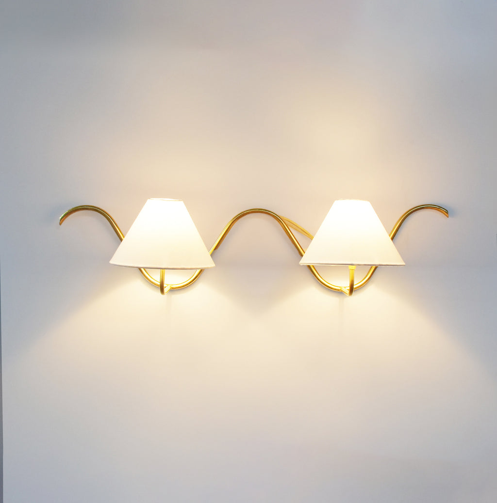 Best Golden Wall Lamps with Dual Bulb Options golden