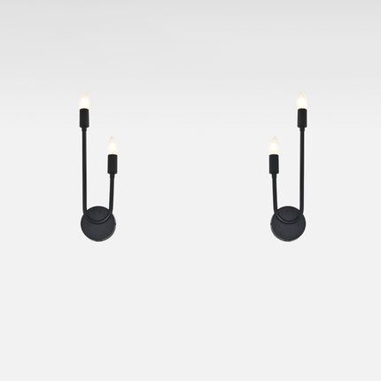 Enhance Your Decor with a Wall Candle Lamp matte black
