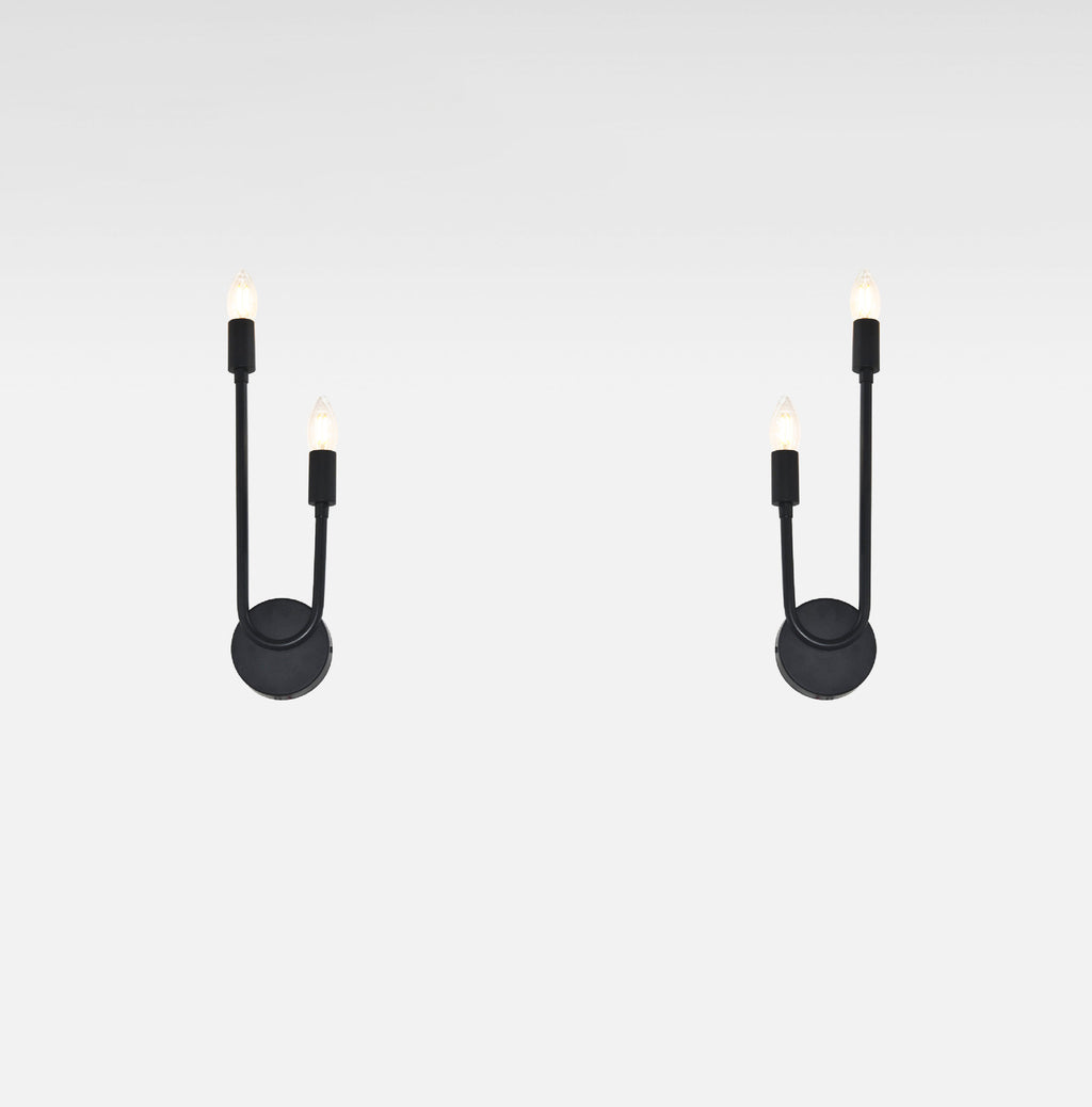 Enhance Your Decor with a Wall Candle Lamp matte black