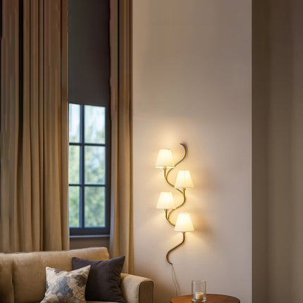 Elevate Your Decor with Golden Four Lamp Vertical Styles