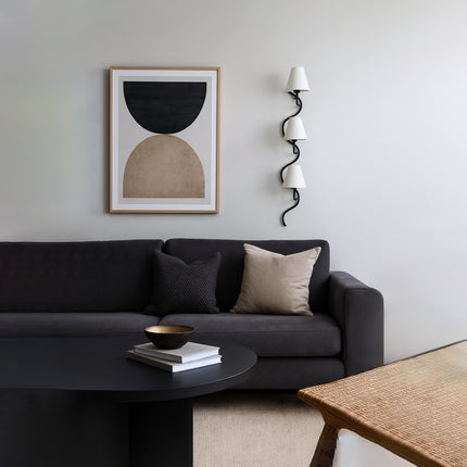Transform Your Room with Black Three Vertical Lights