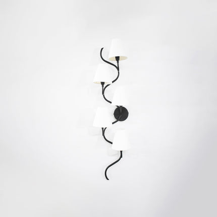 Transform Your Room with a Black Five Lamp Vertical Fixture
