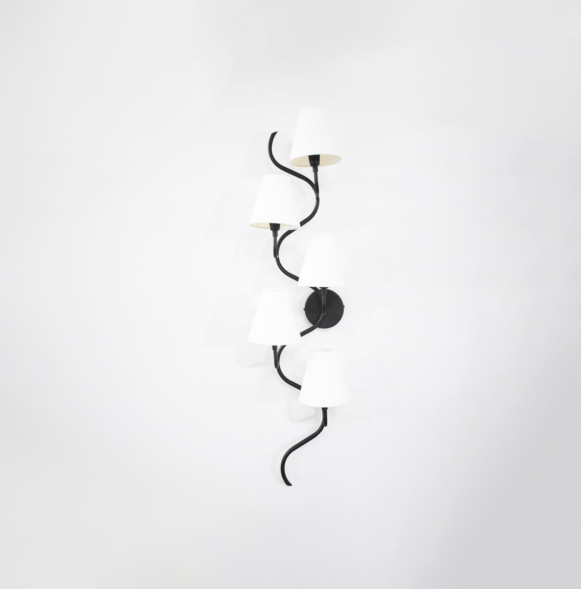 Transform Your Room with a Black Five Lamp Vertical Fixture
