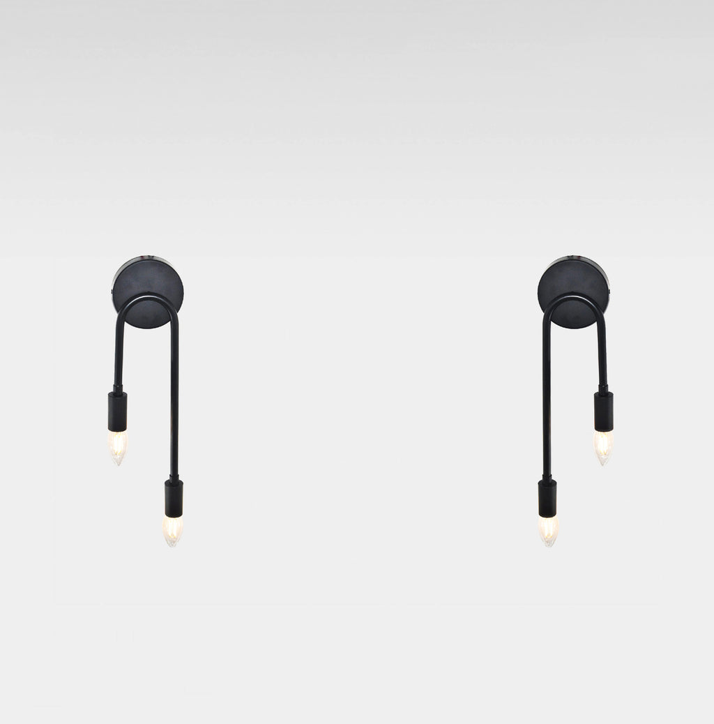 Enhance Your Decor with a Wall Candle Lamp matte black