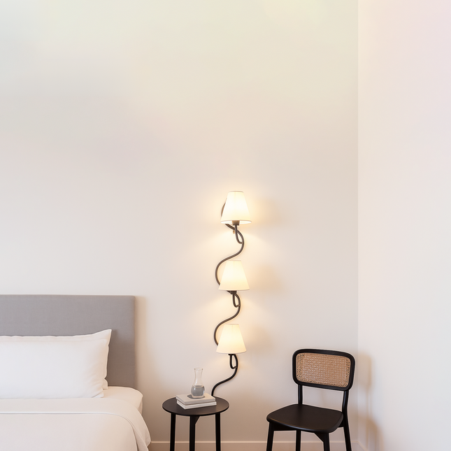 Transform Your Room with Black Three Vertical Lights