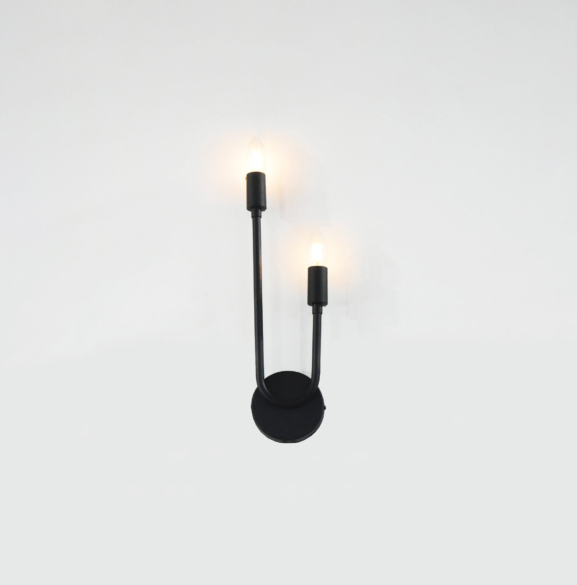 Enhance Your Decor with a Wall Candle Lamp matte black