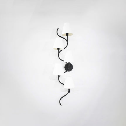 Transform Your Room with a Black Five Lamp Vertical Fixture