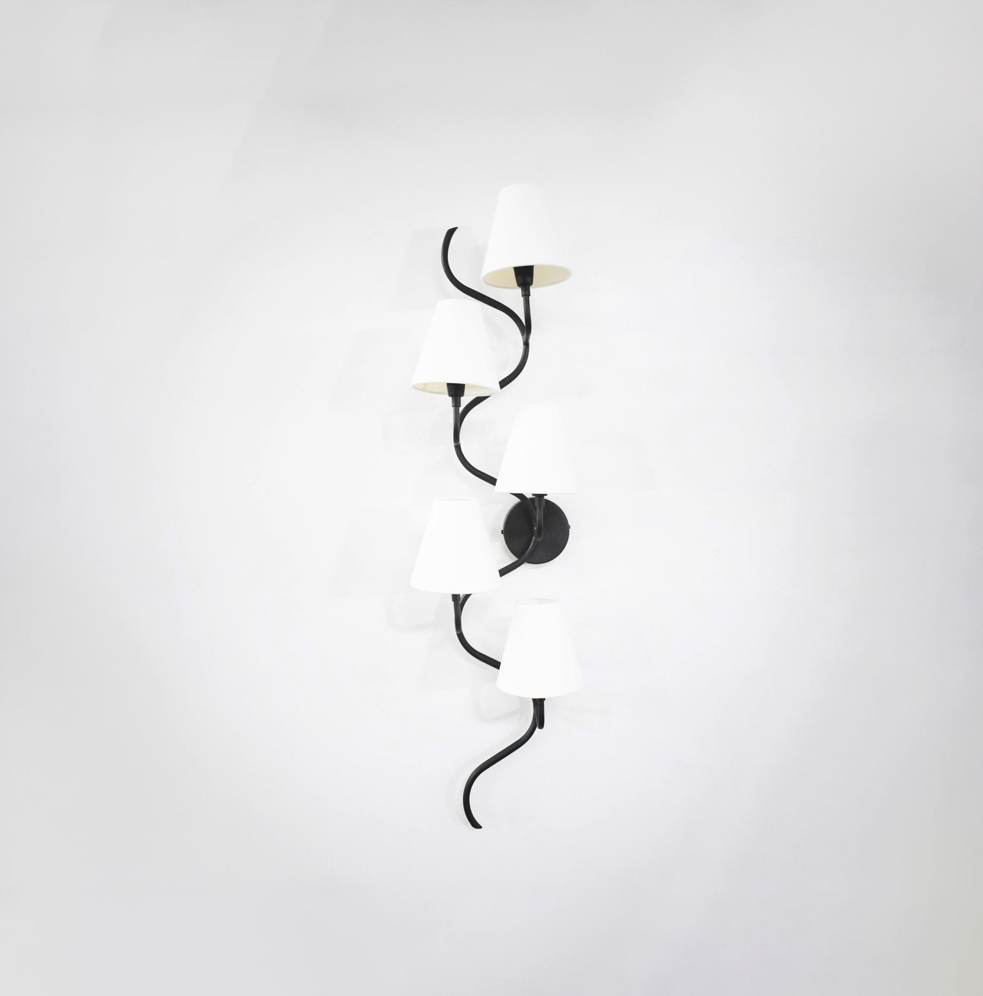 Transform Your Room with a Black Five Lamp Vertical Fixture