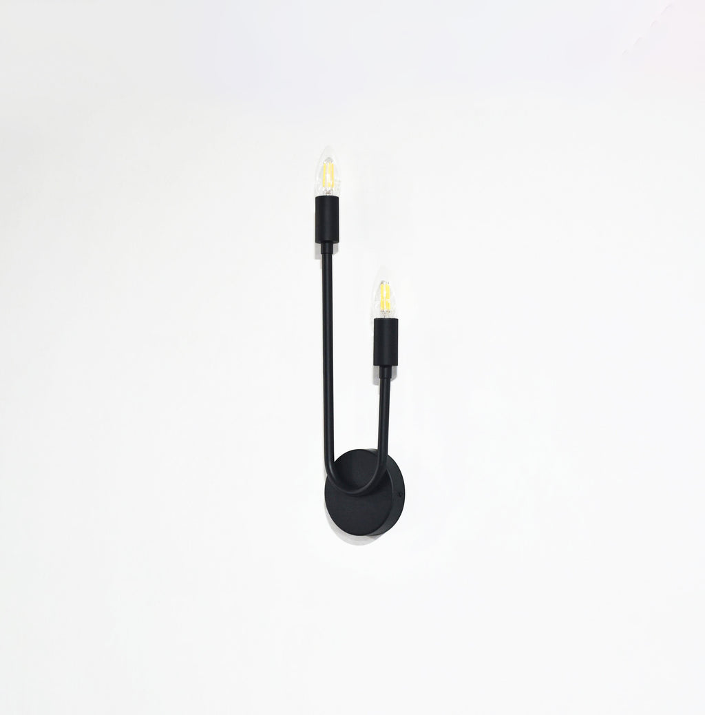 Enhance Your Decor with a Wall Candle Lamp matte black