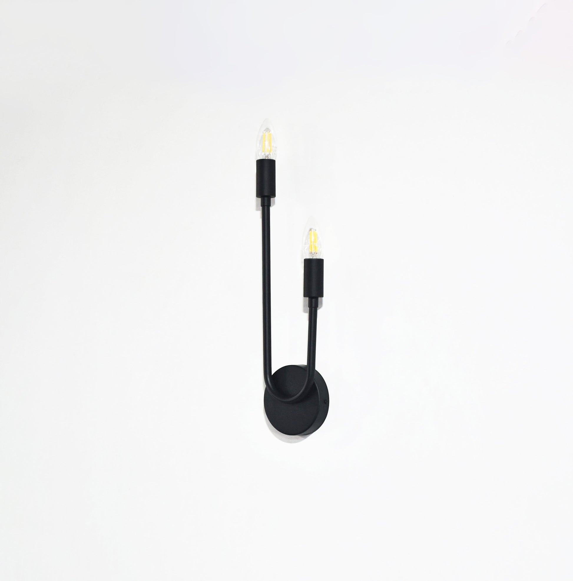 Enhance Your Decor with a Wall Candle Lamp matte black