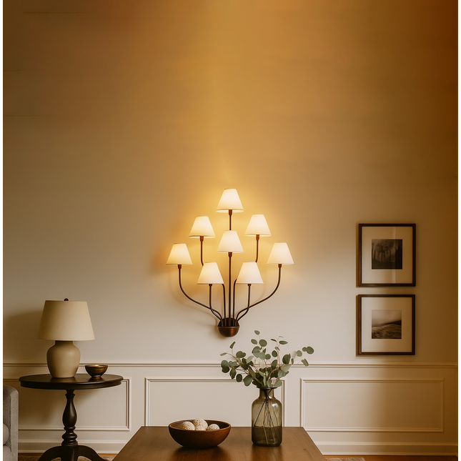 Brighten Up Your Home with Modern Wall Lights dark brounge