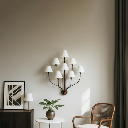 Brighten Up Your Home with Modern Wall Lights dark brounge