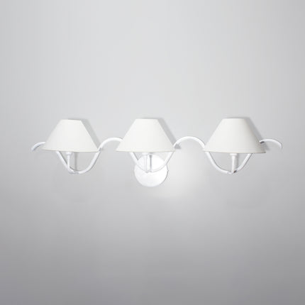The Allure of Minimalism: Three White Wall Lamps