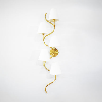 Stunning Golden Five Lamp Vertical Canopy Designs for your home
