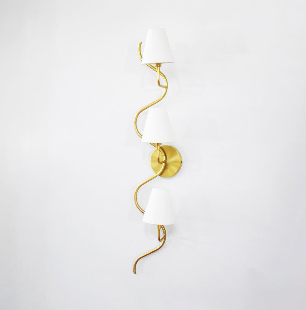 Discover the Charm of Golden Vertical lamp with canopy golden