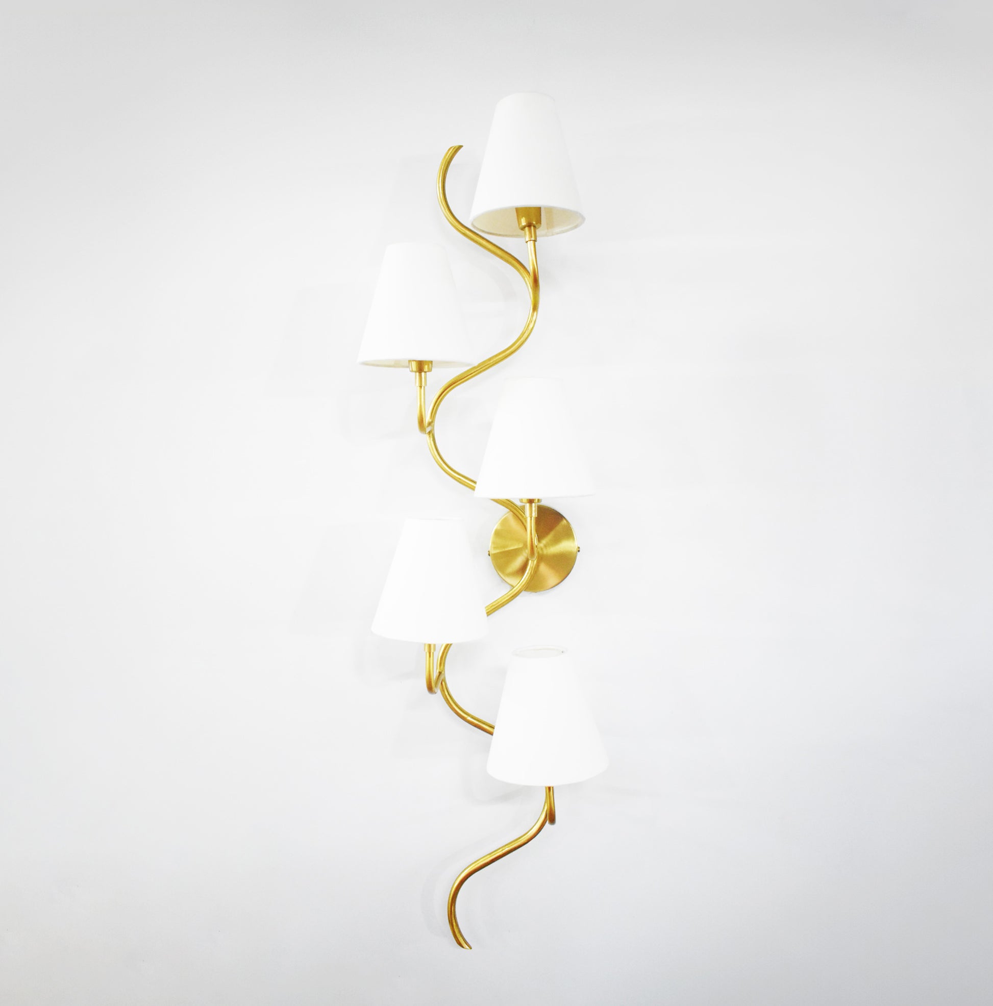 Stunning Golden Five Lamp Vertical Canopy Designs for your home