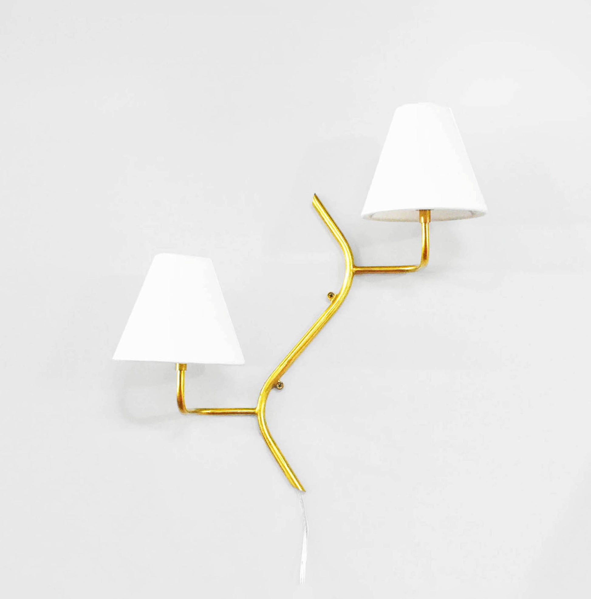 Unique Golden Wall Lamps: A Dual Touch of Elegance