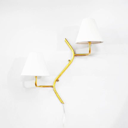 Unique Golden Wall Lamps: A Dual Touch of Elegance