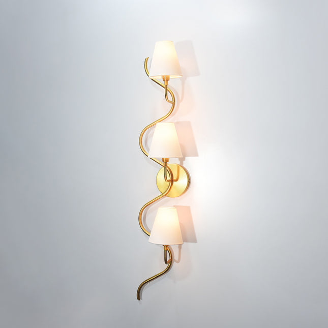 Discover the Charm of Golden Vertical lamp with canopy golden