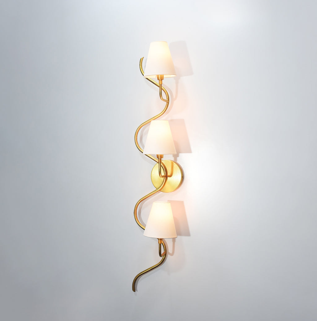 Discover the Charm of Golden Vertical lamp with canopy golden