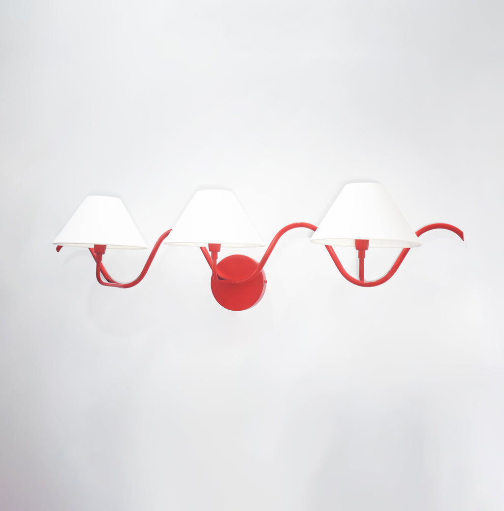 Choose the Perfect Three Red Wall Lamp