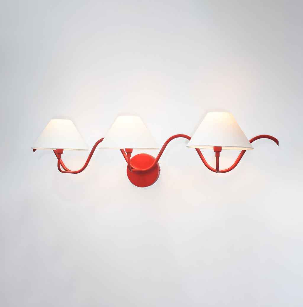 Choose the Perfect Three Red Wall Lamp