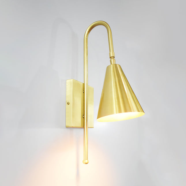 Illuminate Your Space with Golden Wall Sconces