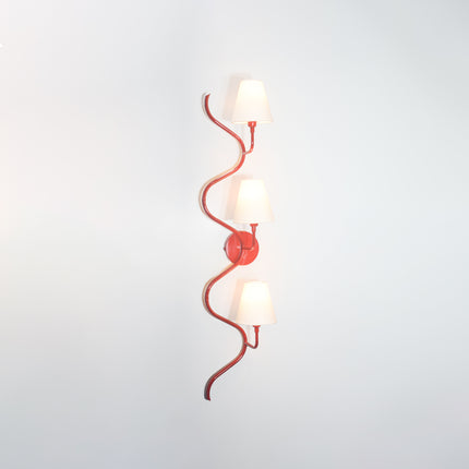 Stylish Vertical Red Wall Lamps for Modern Interiors