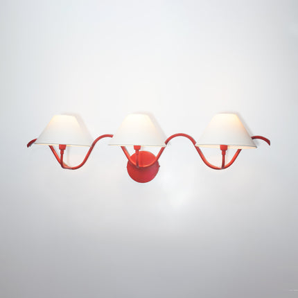 Choose the Perfect Three Red Wall Lamp