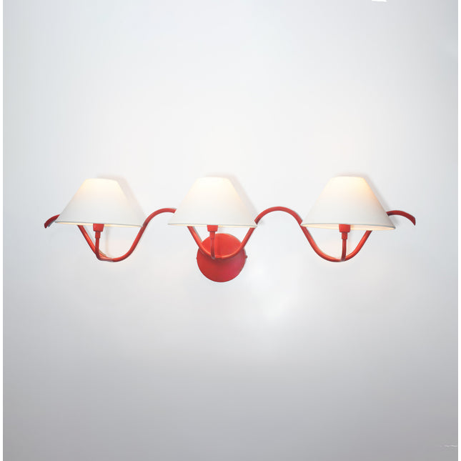 Choose the Perfect Three Red Wall Lamp