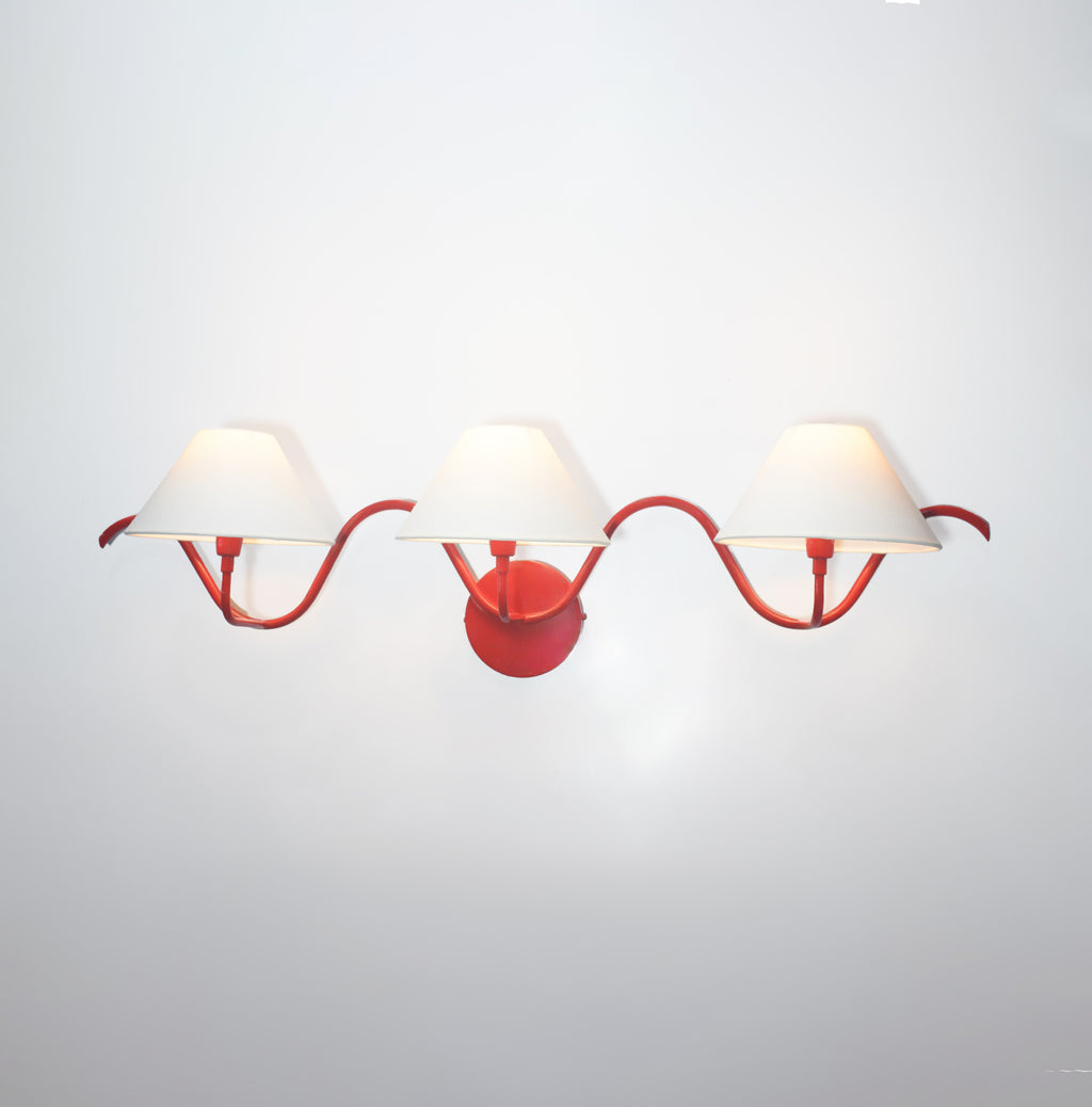 Choose the Perfect Three Red Wall Lamp