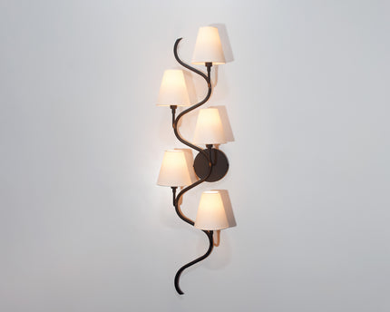Transform Your Room with a Black Five Lamp Vertical Fixture