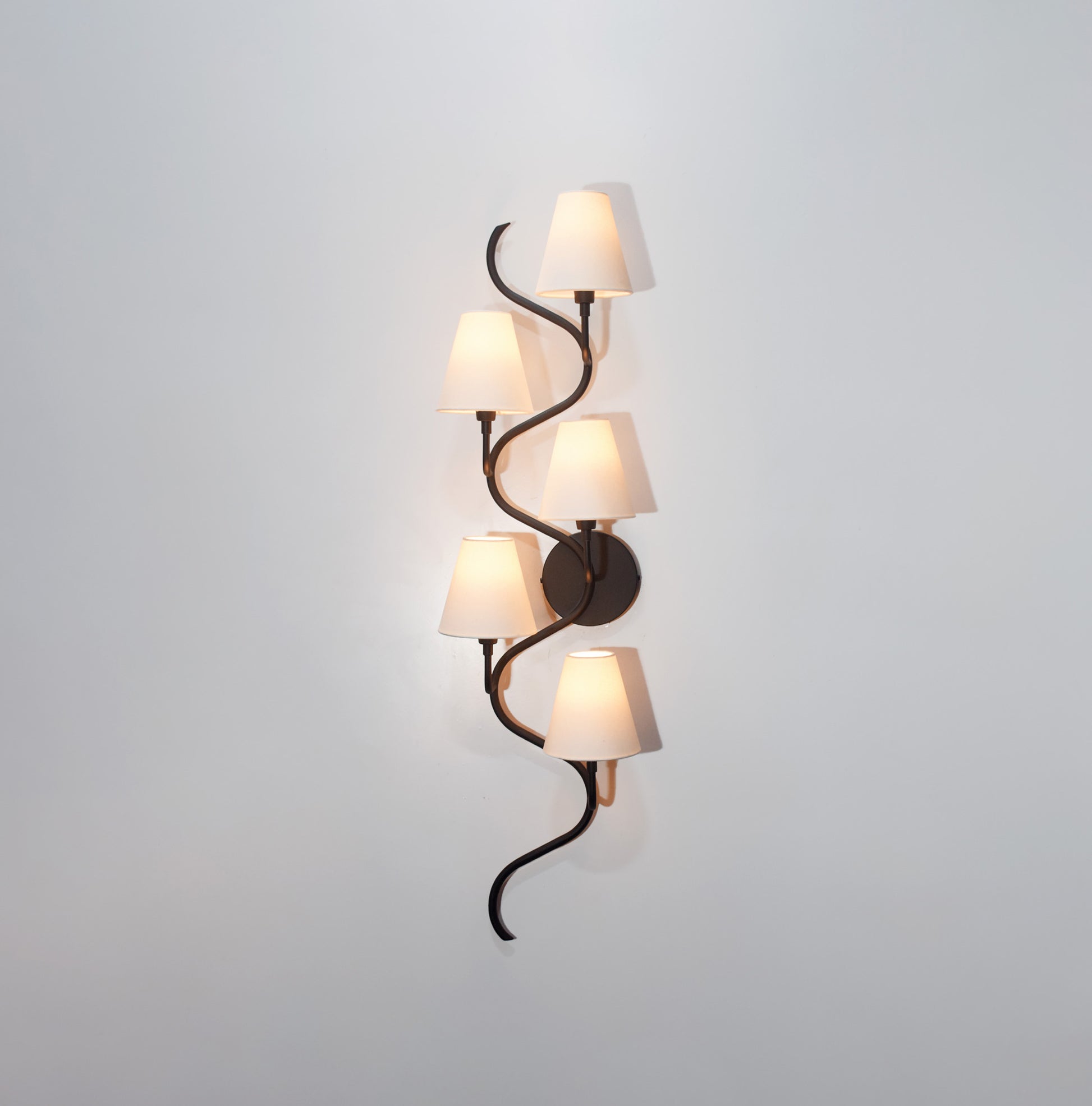 Transform Your Room with a Black Five Lamp Vertical Fixture