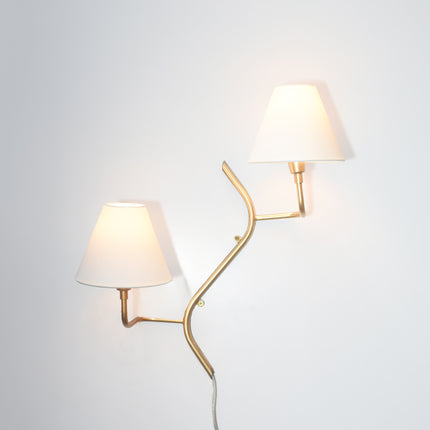 Unique Golden Wall Lamps: A Dual Touch of Elegance