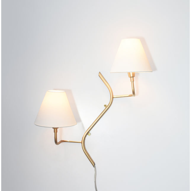 Unique Golden Wall Lamps: A Dual Touch of Elegance