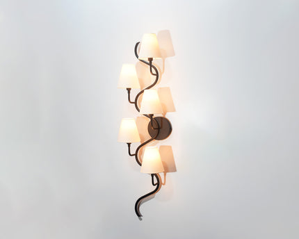 Transform Your Room with a Black Five Lamp Vertical Fixture