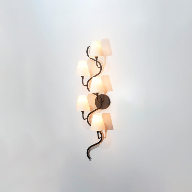 Transform Your Room with a Black Five Lamp Vertical Fixture