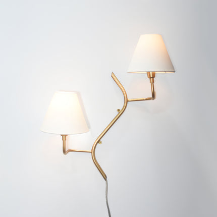 Unique Golden Wall Lamps: A Dual Touch of Elegance