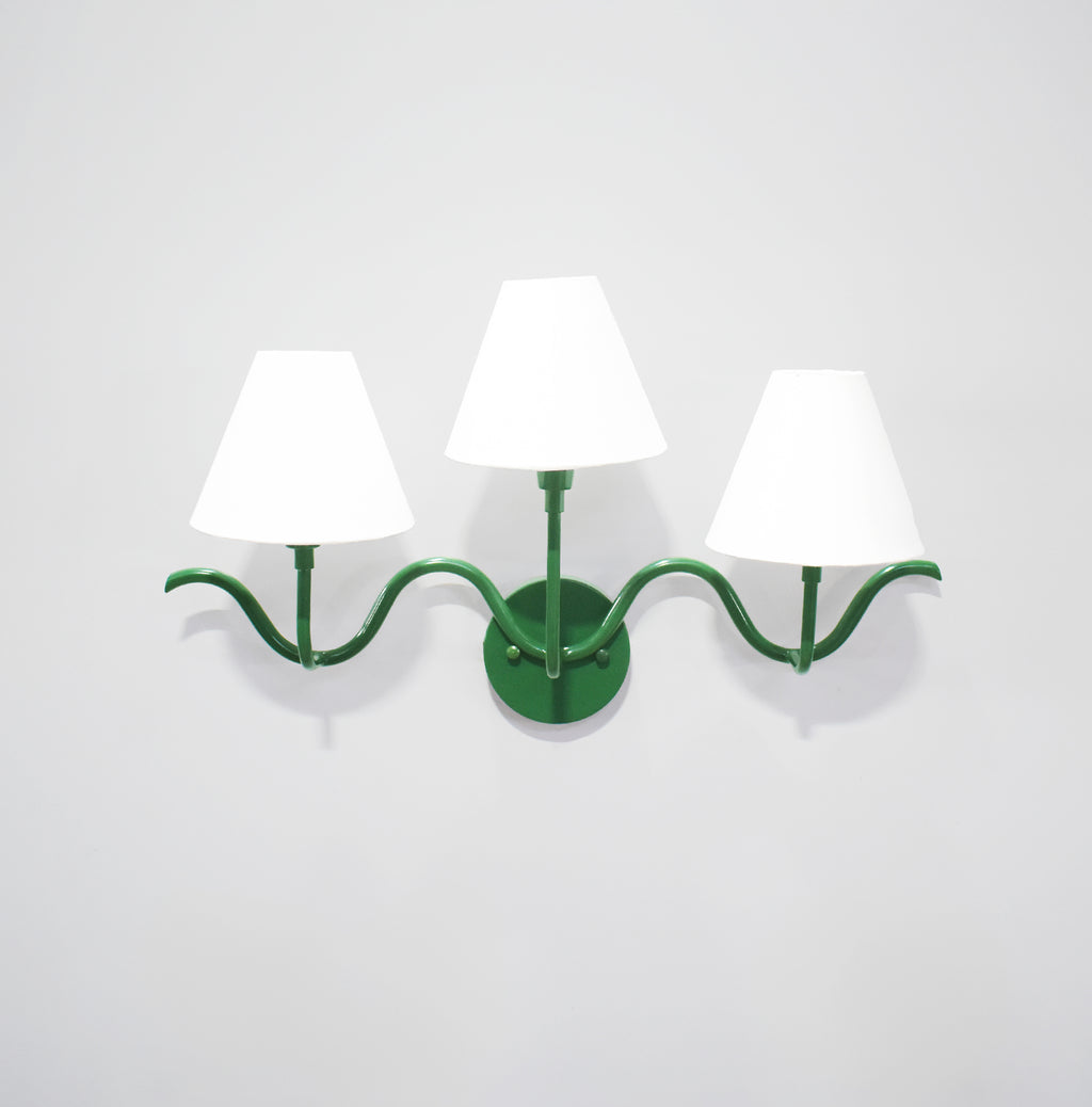 Unique Wall Lamps with Three Shades to Brighten Up