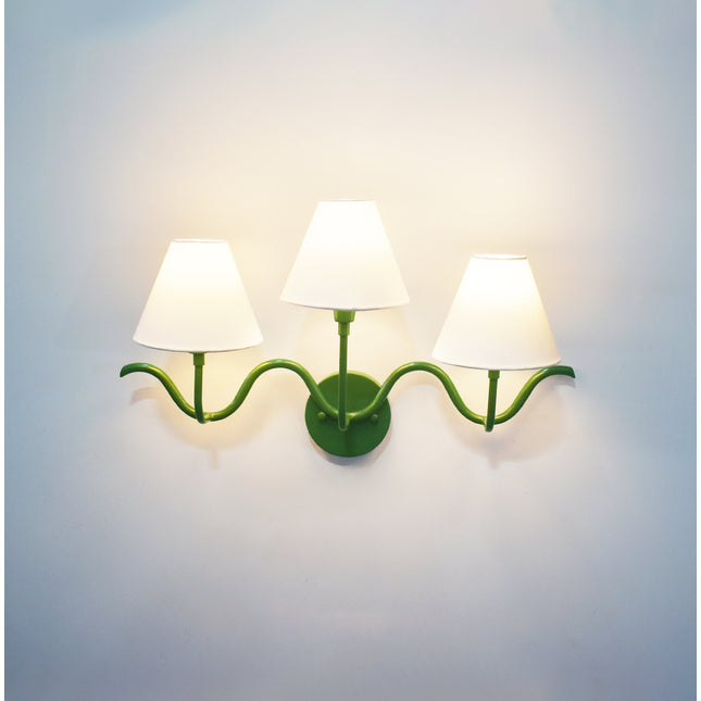 Unique Wall Lamps with Three Shades to Brighten Up