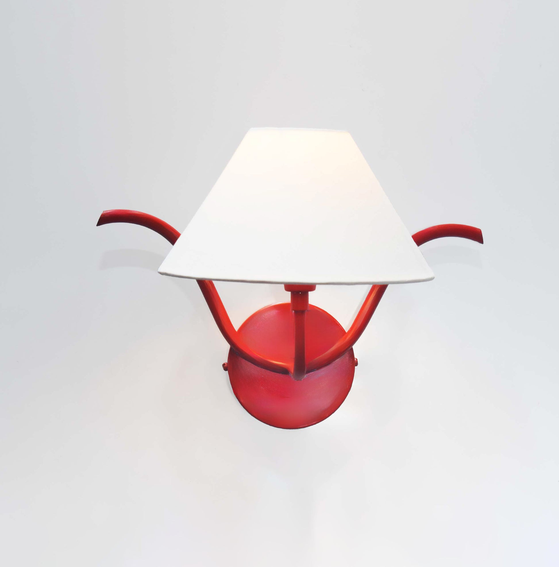 Enhance Ambiance with a Red Canopy Wall Fixture